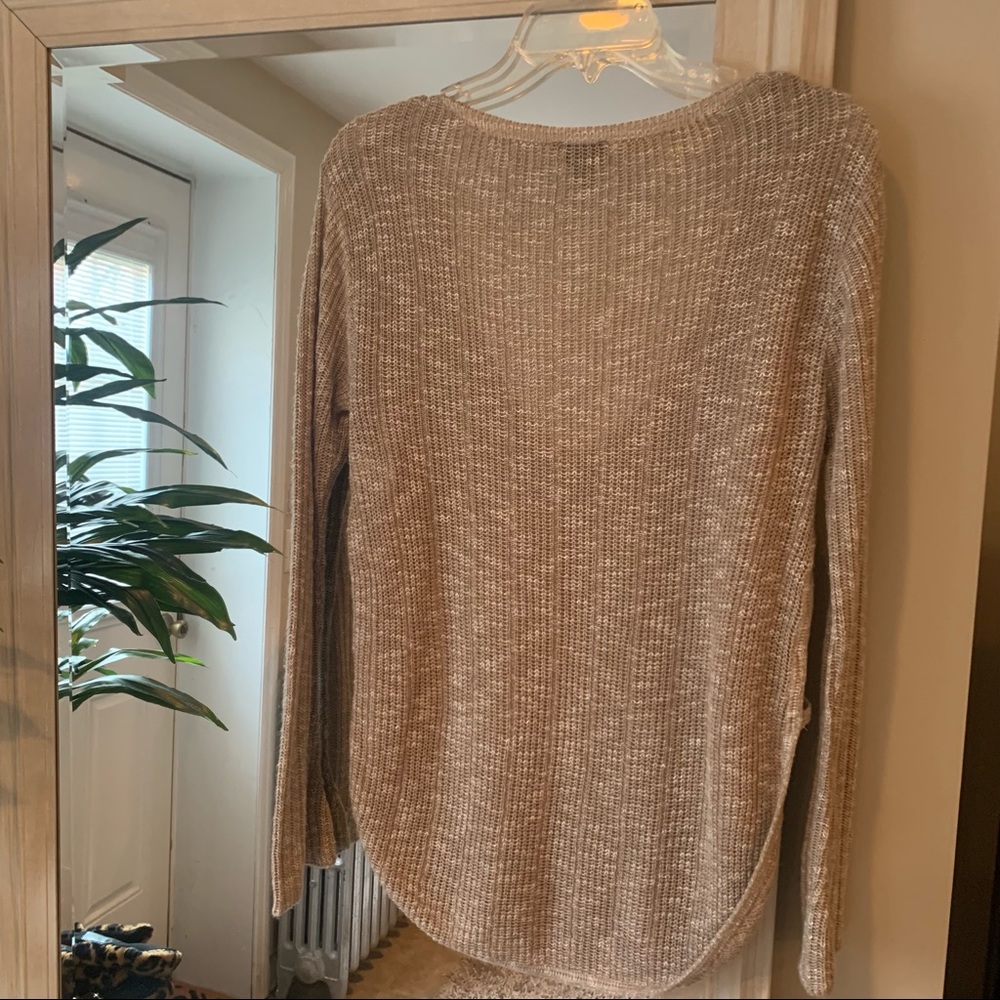 Express Long Sleeve Knit Sweater - Picture 4 of 10